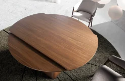 Mesa de comedor redonda extensible 1081 de Ángel Cerdá