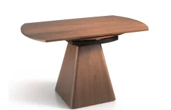 Mesa de comedor redonda extensible 1081 de Ángel Cerdá