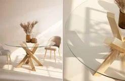 Mesa de comedor Ural redonda de Rodri Diseño