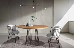 Mesa redonda de madera Tui de Almosa