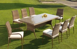 Silla de comedor de exterior con brazos Agadir de Arkimueble