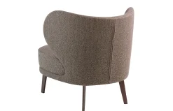 Sillón tapizado en tela y patas acero 5079 de Ángel Cerdá