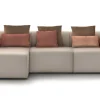 Sofá fijo modular con chaiselongue Sirocco de Temasdos