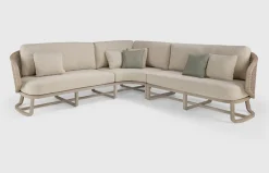 Sofá rincón de exterior Santorini de Joenfa