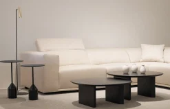 Sofá rinconera Barine con cabezal multiposición de Temasdos