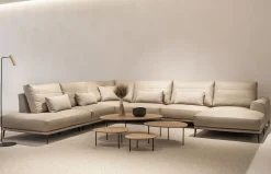 Sofá rinconera con chasielongue Alpha de Temasdos